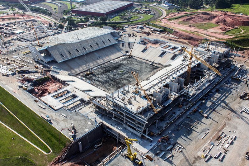 Problemas con la seguridad en la construcción de los estadios del Mundial de Brasil